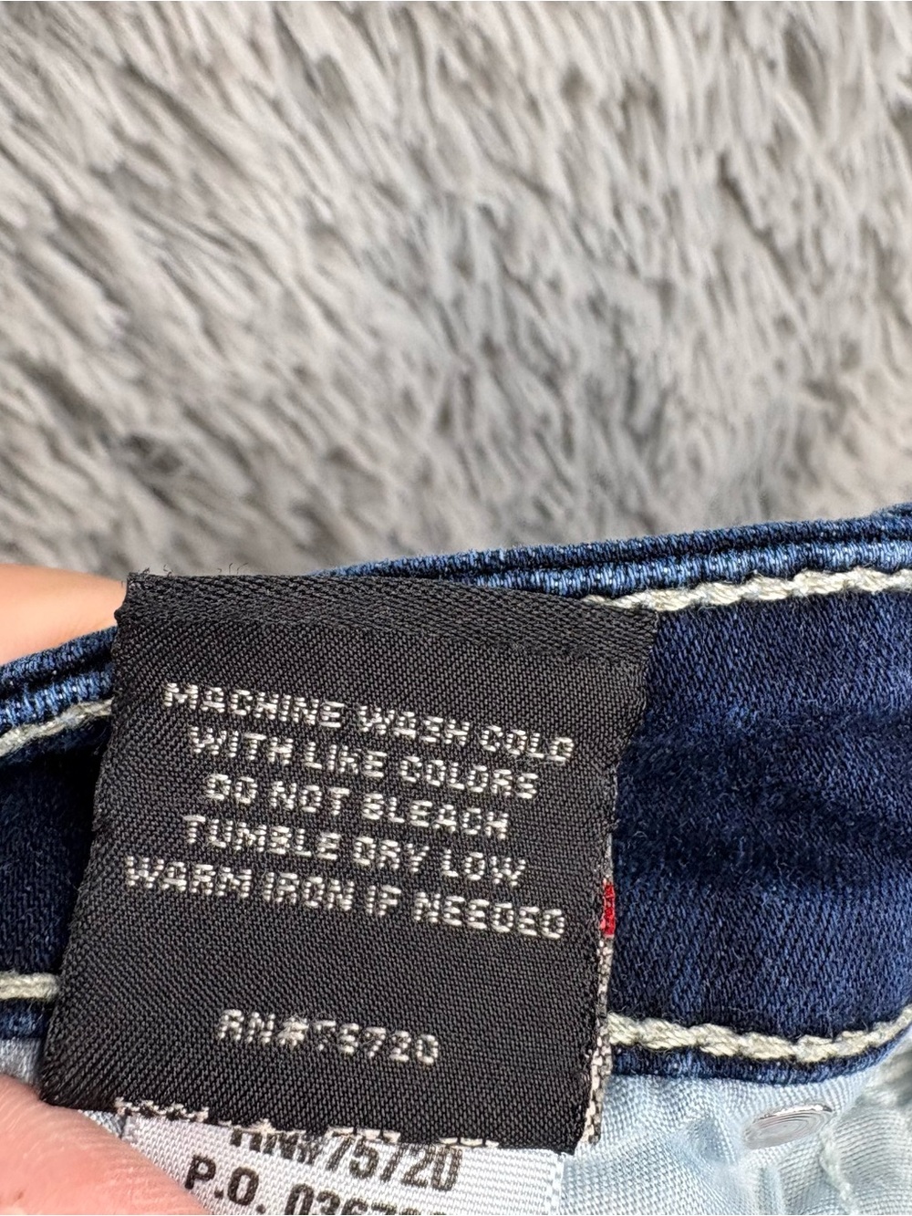 BKE Jeans Womens 24 Long Blue Stella Low Rise Skinny Dark Wash ABK1411 - Picture 10 of 11